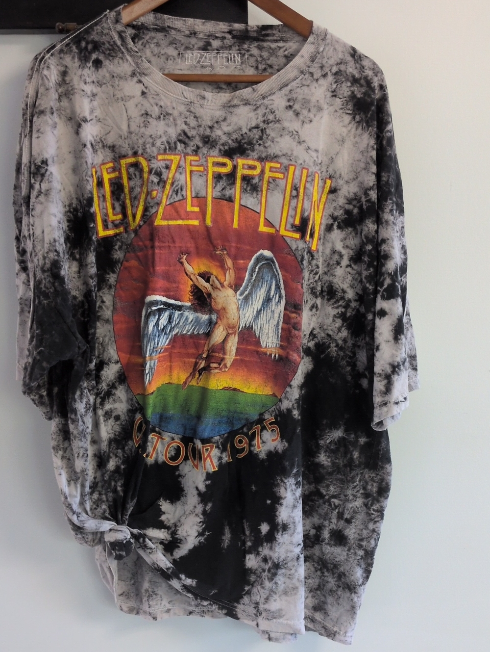 Led-Zeppelin Tie-Dye, Oversized Graphic Tee